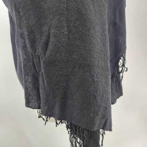 Pashmina Scarf Wrap Shawl Bundle of 5 Red, Black, Cream, Silver, Tan Fringe - Picture 12 of 13